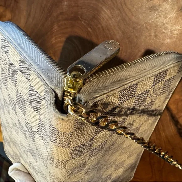 Louis Vuitton Damier Azur Zippy Zip Around Organizer Long Wallet xl size - Picture 9 of 15